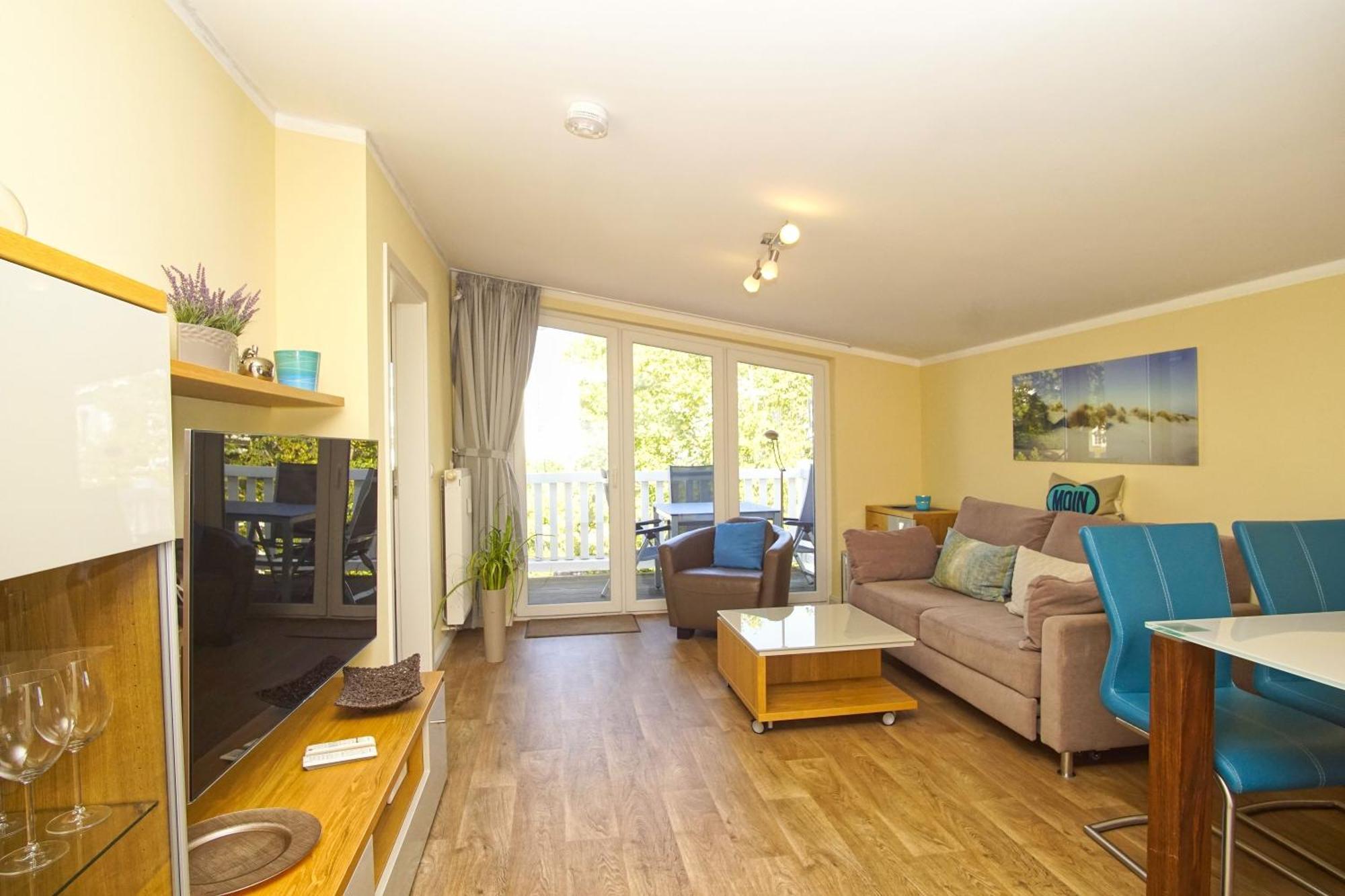 Meeresblick Residenzen FeWo 59 deluxe, inklusive Sauna und Schwimmbadnutzung im AHOI Sellin Goehren  Exterior foto